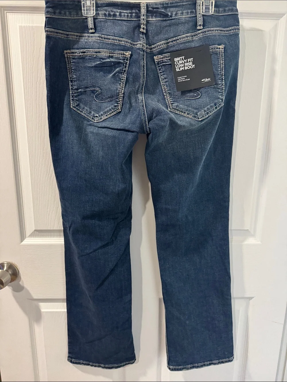 Silver Jeans Women's Dark Blue Boot Cut Jeans